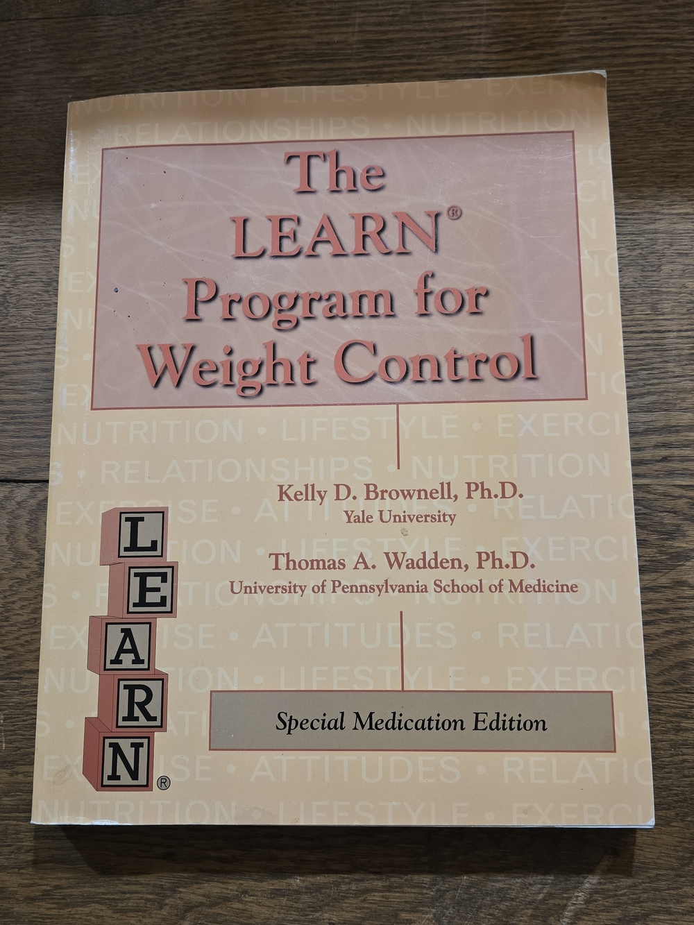The LEARN Program for Weight Control - Pink/Cream Softcover #819
